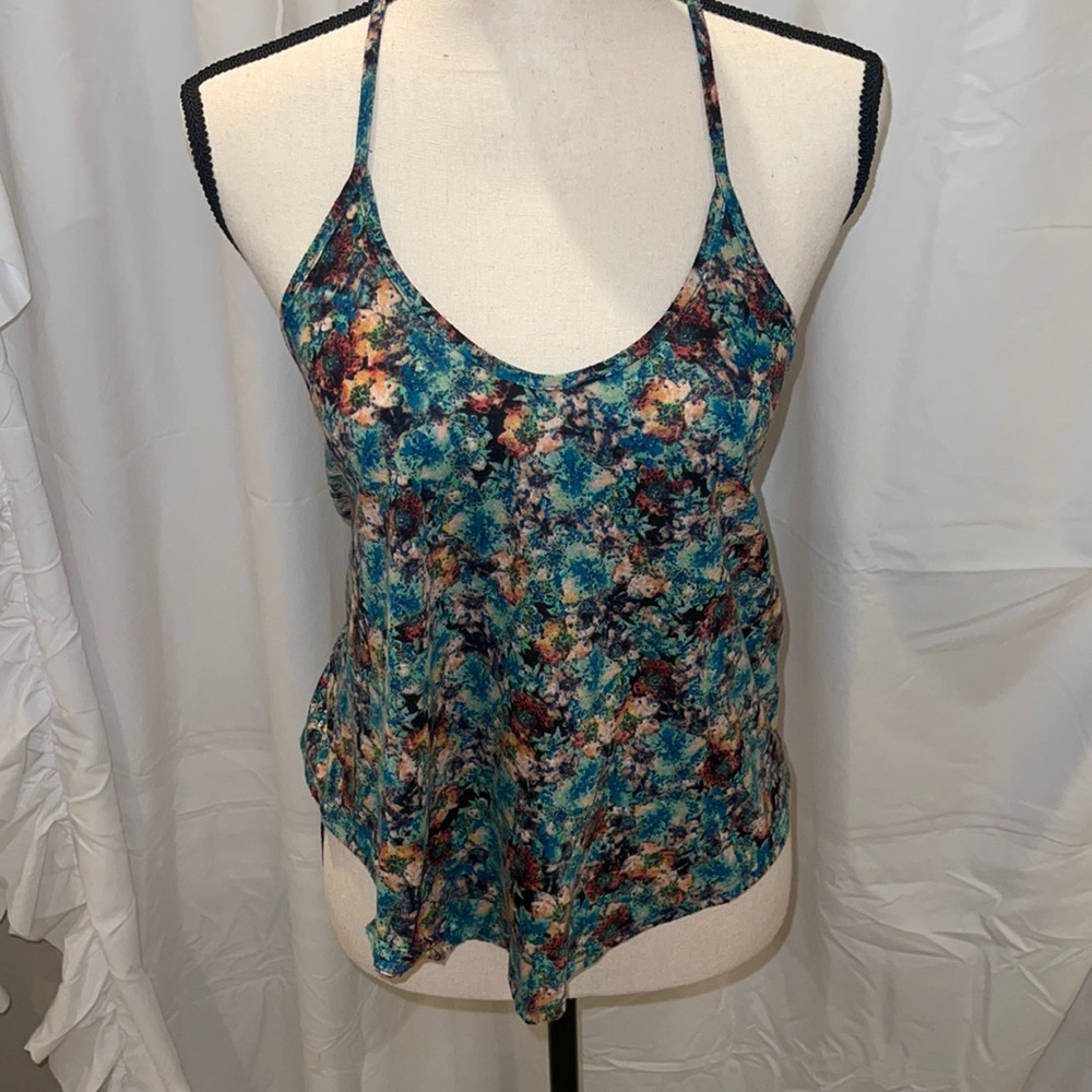 Floral print tank top